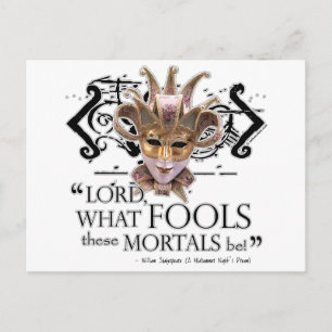 Carte Postale Citation de rêve de la nuit d'été