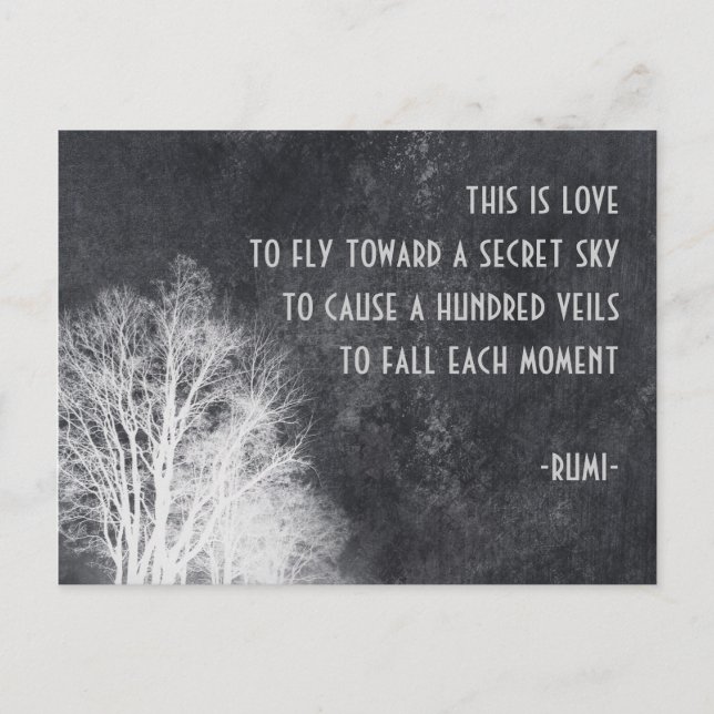 Carte Postale Citation de Rumi (Devant)