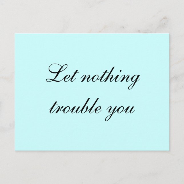 Carte Postale Citation de Saint Teresa (Devant)