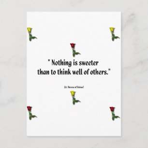 Carte Postale Citation de Saint-Thérèse 1