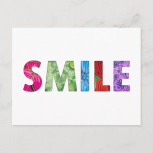 Carte Postale Citation de Smile Happy 02