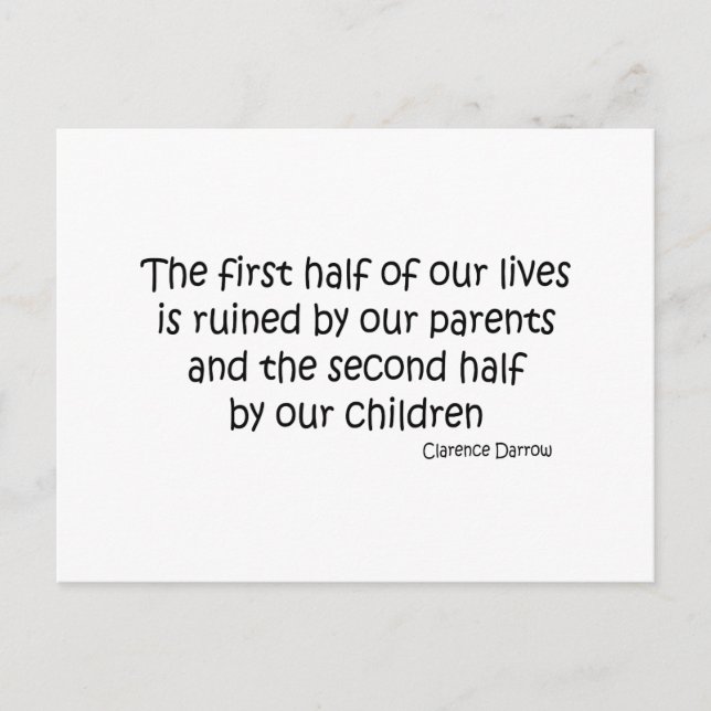 Carte Postale Citation de vie en ruine (Devant)