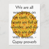 Citation de voyage de Gypsy Proverb