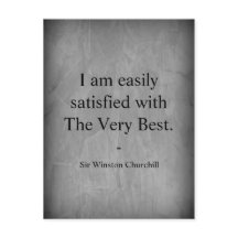 Citation de Winston Churchill; Le meilleur