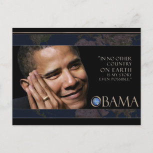 Carte Postale Citation d'Obama