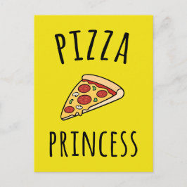 Carte Postale Citation drôle de Pizza Princess