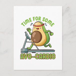 Carte Postale Citation drôle d'humour de exercice de sport