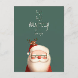 Carte Postale Citation drôle du Père Noël