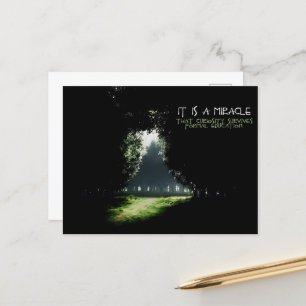 Carte Postale Citation inspirante "Curiosité"