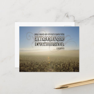 Carte Postale Citation inspirée "Véritables Dirigeants"
