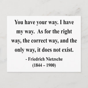 Carte Postale Citation Nietzsche 1a