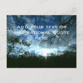 Carte Postale Citation ou texte inspirant - Ciel