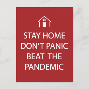 Carte Postale Citation pour prévenir l'infection par le virus co