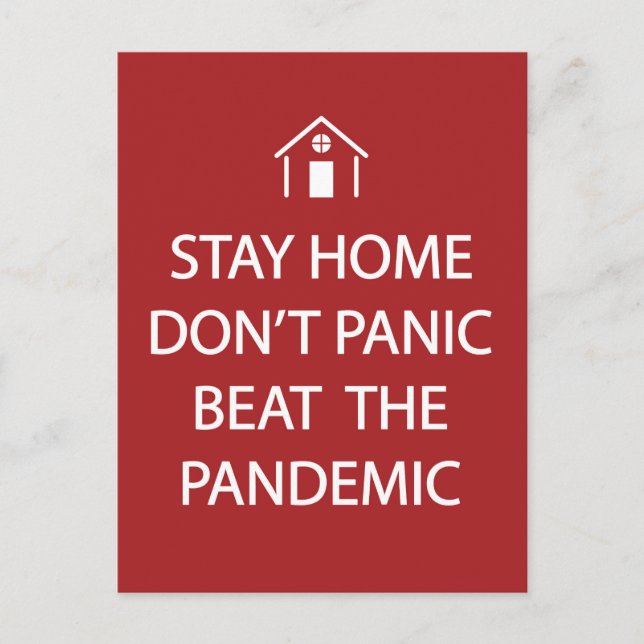 Carte Postale Citation pour prévenir l'infection par le virus co (Devant)