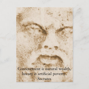 Carte Postale Citation Socrates Inspirationnelle