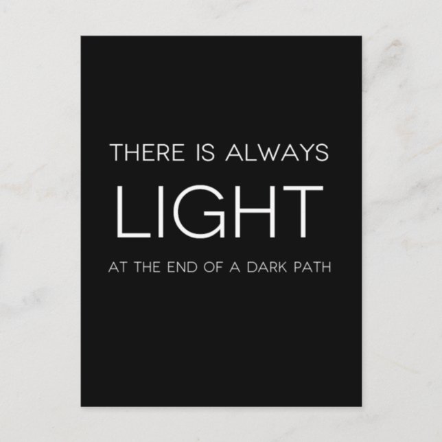 Carte Postale Citation spirituelle (Devant)