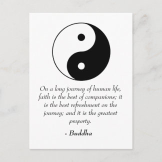Carte Postale Citations célèbres de Bouddha - Pouvoir de la Foi