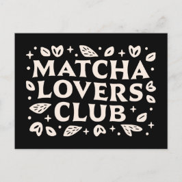 Carte Postale Citations d'amant Matcha