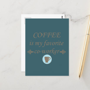Carte Postale Citations de café pour buveurs drôles