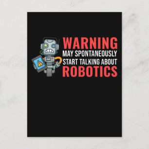 Carte Postale Citations de robots drôles Garçons Filles Robot