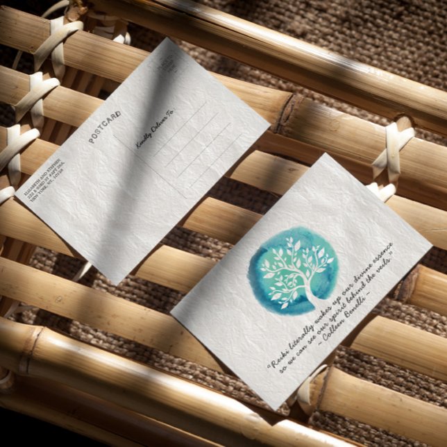 Carte Postale Citations d'instructeur de médiation de Reiki Mast (Créateur téléchargé)