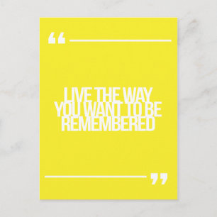 Carte Postale Citations inspirantes et motivantes