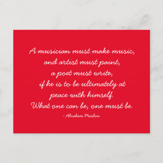 Carte Postale Citations - travail et carrière