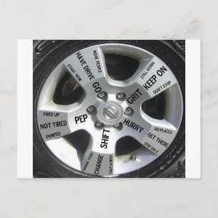 Carte Postale Citer les produits pour les amateurs de voitures