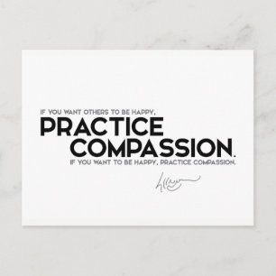 Carte Postale CITES : Dalaï Lama - Pratiquer la compassion