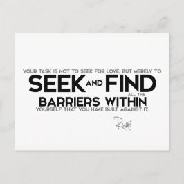 Carte Postale CITES : Rumi : Obstacles en soi