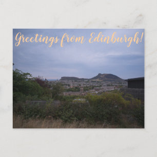 Carte Postale CITINERARIES: Salutations d'Édimbourg !