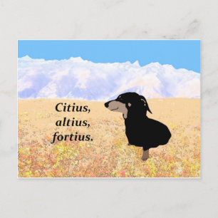 Carte Postale Citius, Altius, Fortius.