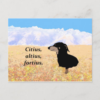 Carte Postale Citius, Altius, Fortius.
