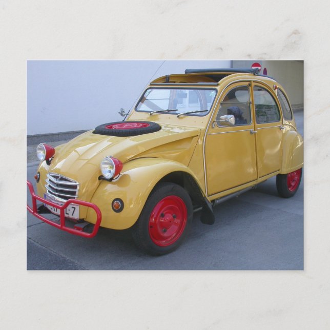 Carte Postale Citroën 2 CV (Devant)