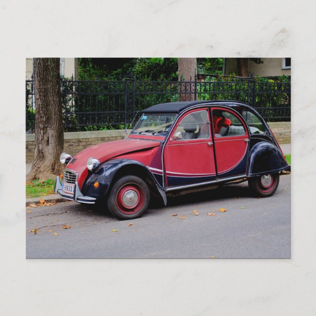 Carte Postale Citroen 2 CV Charleston (Devant)