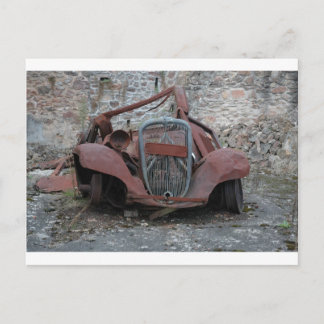 Carte Postale Citroen à Oradour France