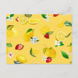 Carte Postale Citron et fraise 3