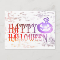Citrouille d'Halloween effrayante et heureuse