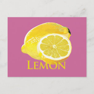 Carte Postale Citrus citron
