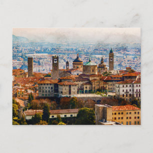 Carte Postale Citta Alta à Bergamo, Italie