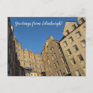 Carte Postale CITYNERAIRES : Salutations d'Édimbourg !