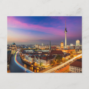Carte Postale Cityscape Berlin, Allemagne