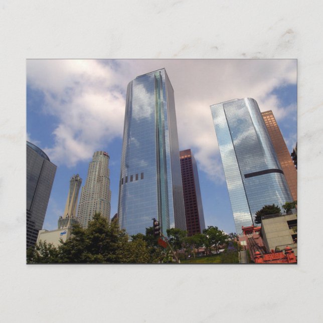 Carte Postale Cityscape de Los Angeles (Devant)
