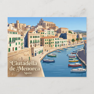 Carte Postale Ciutadella de Menorca Espagne