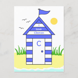 Carte postale Clacton-On-Sea Beach Hut
