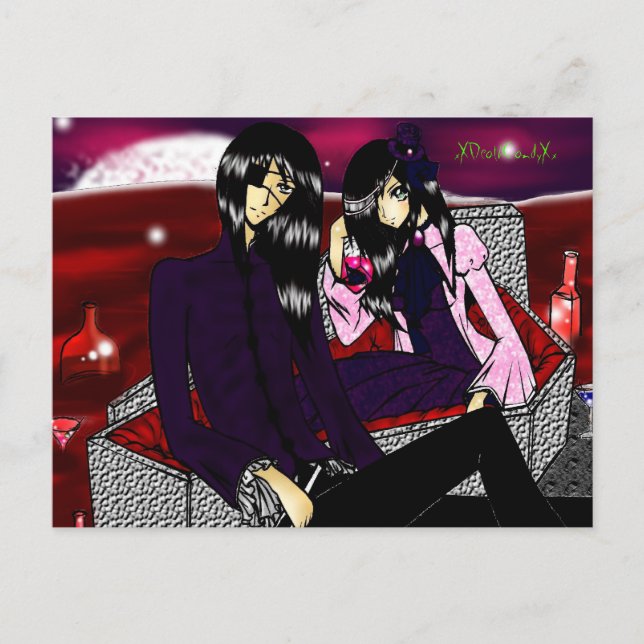 Carte Postale clair de lune (Devant)