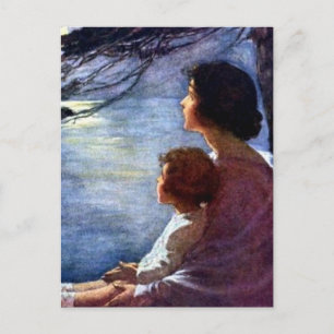 Carte Postale « Clair de lune » par Jessie Willcox Smith