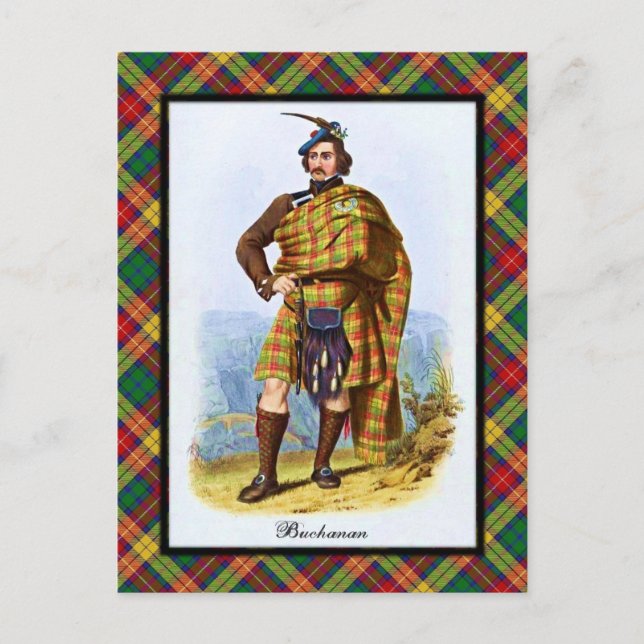 Carte postale Clan Buchanan Scottish Dreams (Devant)