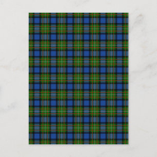 Carte Postale Clan Fergusson Tartan