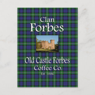Carte Postale Clan Forbes Vieux Château Forbes Coffee Co.